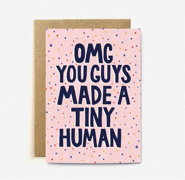 Tiny Human Card | Paper & Cards Studio