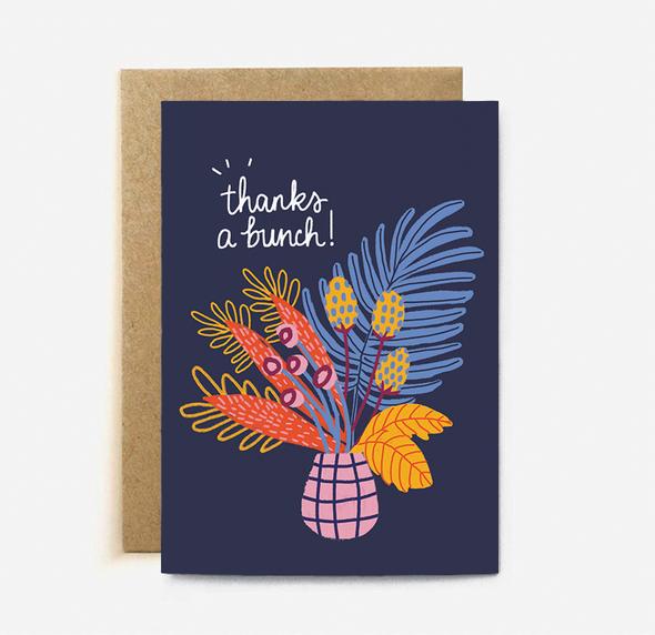 Thanks A Bunch Card | Paper & Cards Studio
