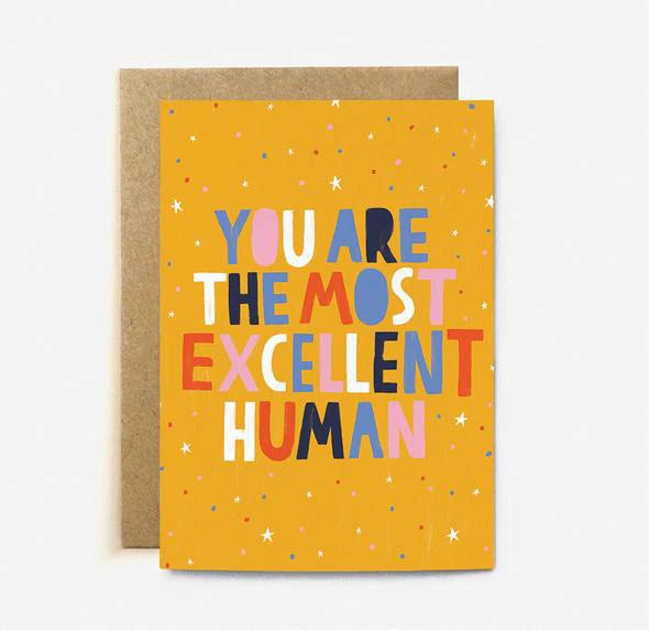 Excellent Human Card | Paper & Cards Studio