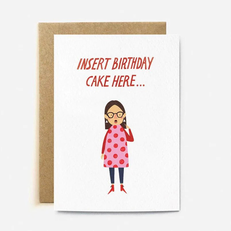 Insert Cake Card | Paper & Cards Studio