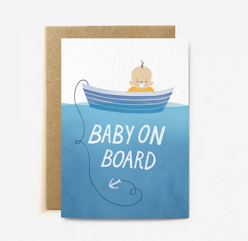 Baby On Board Card | Paper & Cards Studio