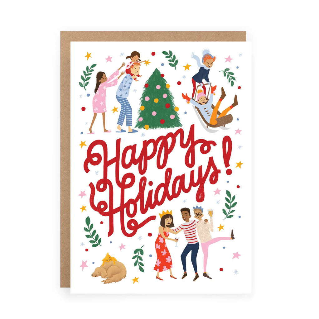 Happy Holidays Card | Paper & Cards Studio