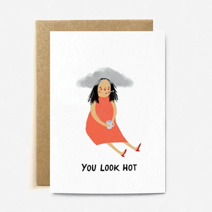 You Look Hot Card | Paper & Cards Studio