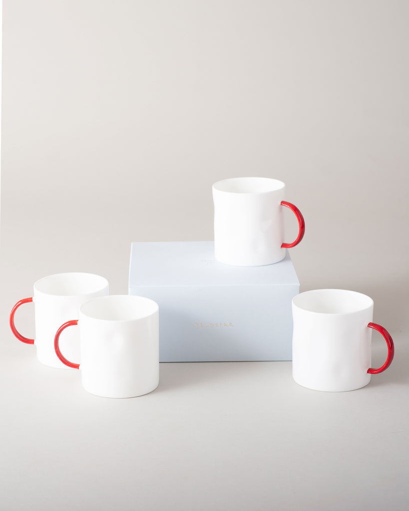 Feldspar Set of 4 12oz Geranium Tea Mugs ｜ Garian Hong Kong Lifestyle Concept Store