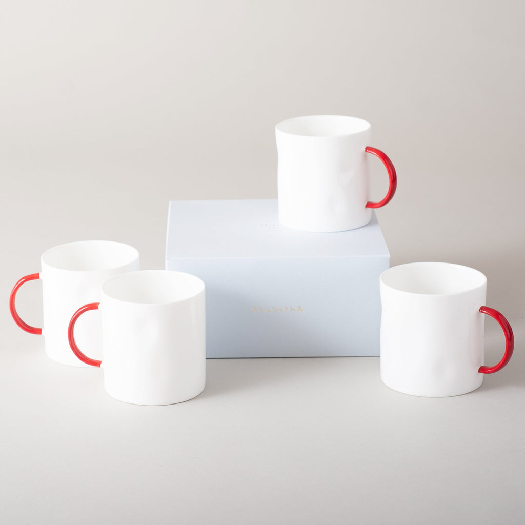 Feldspar Set of 4 12oz Geranium Tea Mugs ｜ Garian Hong Kong Lifestyle Concept Store
