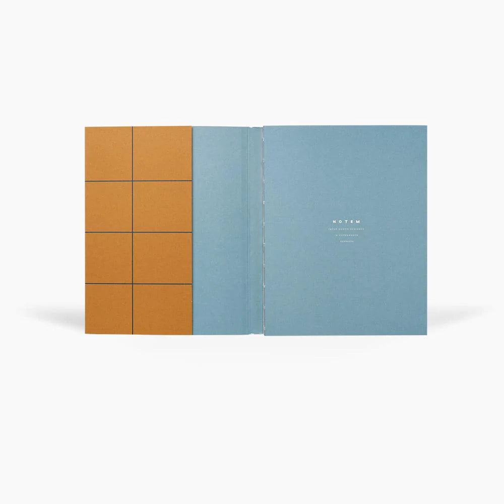 UMA Flat Lay Notebook - Medium, Ochre, Dot Grid | Paper & Cards Studio