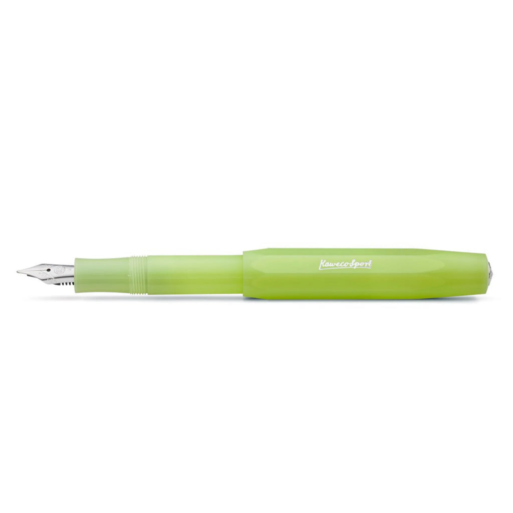 Kaweco Frosted Sport Fountain Pen - Lime | Paper & Cards Studio