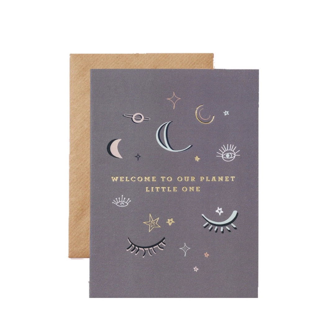 Welcome To Our Planet Little One | Paper & Cards Studio