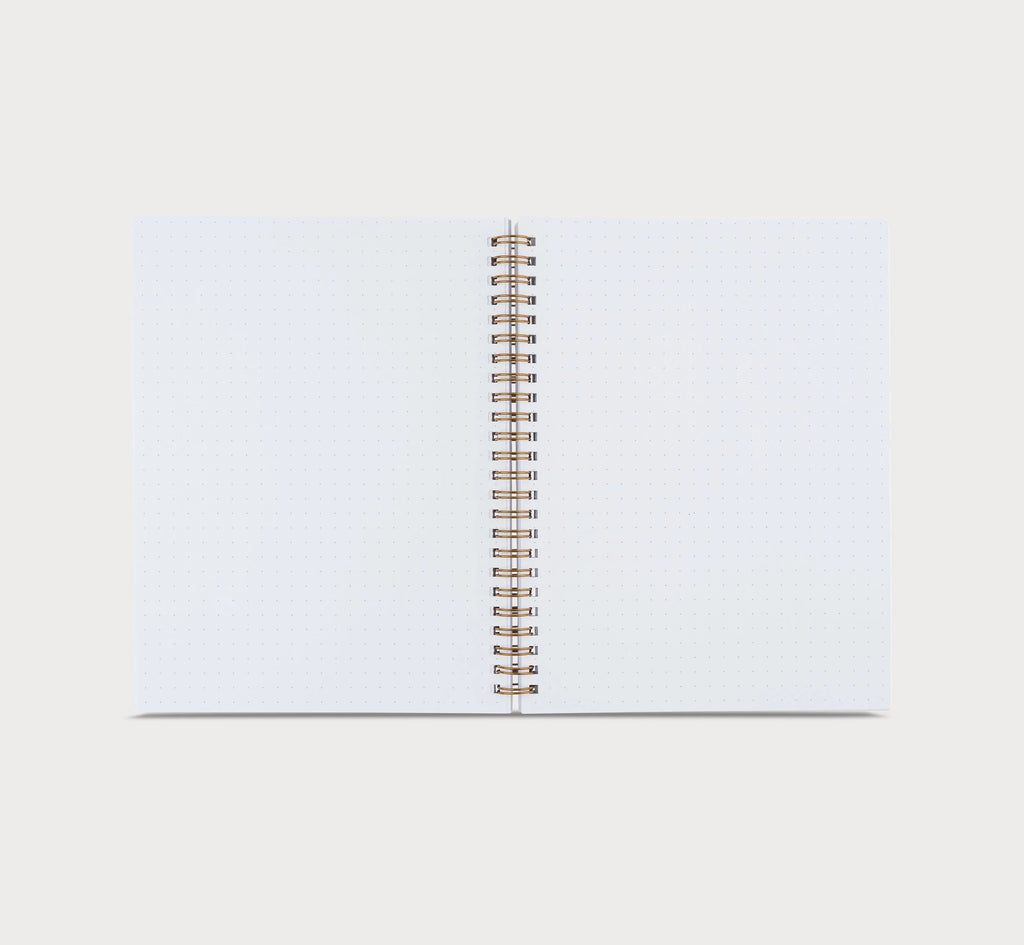 Appointed Dot Grid Workbook in Dove Gray | Paper & Cards Studio