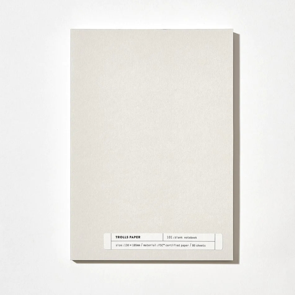 Plain Note 101: Blank Note | Paper & Cards Studio