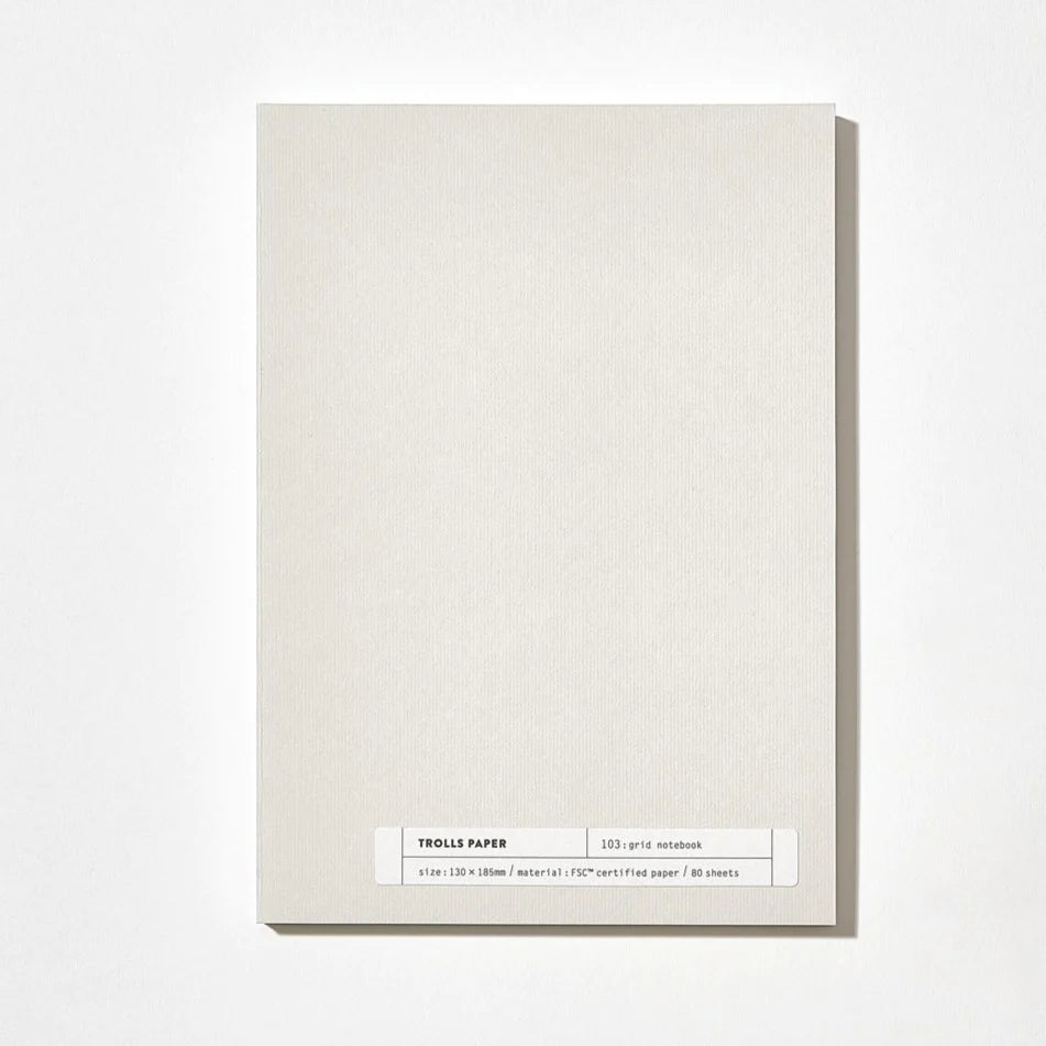 Plain Note 103: Grid Note | Paper & Cards Studio