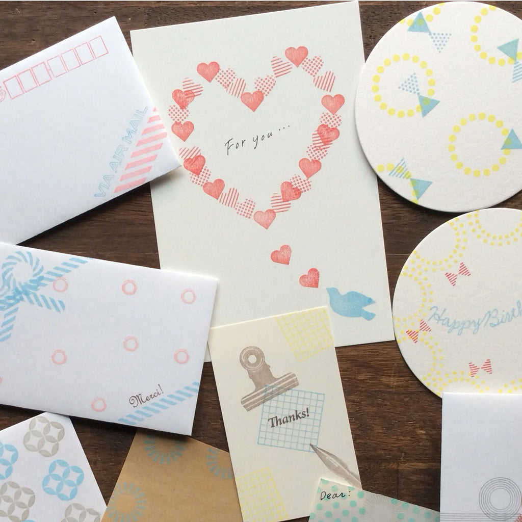 Heart Stamp Set | Paper & Cards Studio