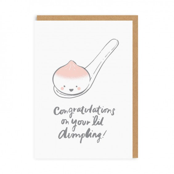 Congratulations On Your'Lil Dumpling Card | Paper & Cards Studio