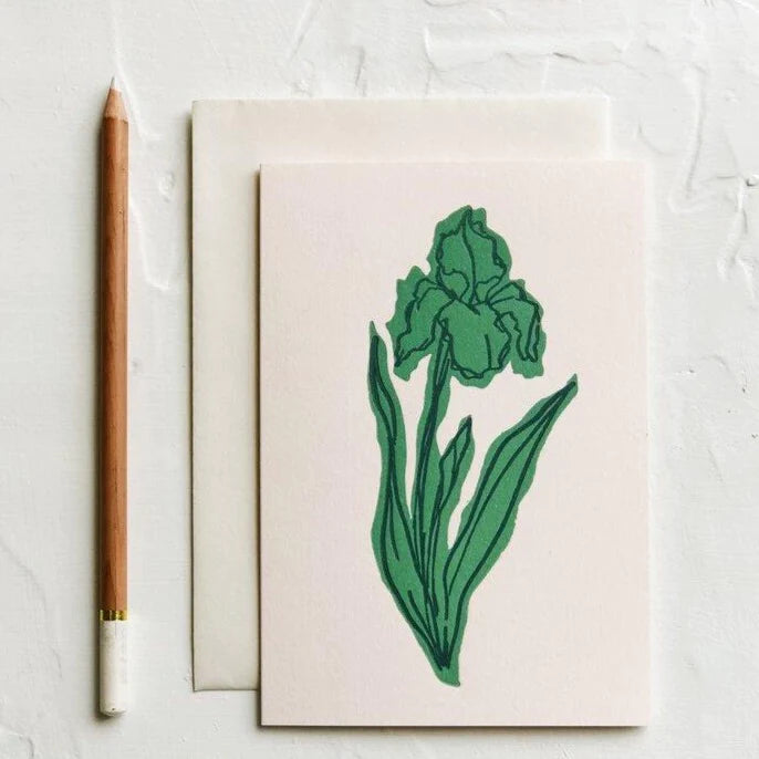 Floral Colorblock Iris | Paper & Cards Studio