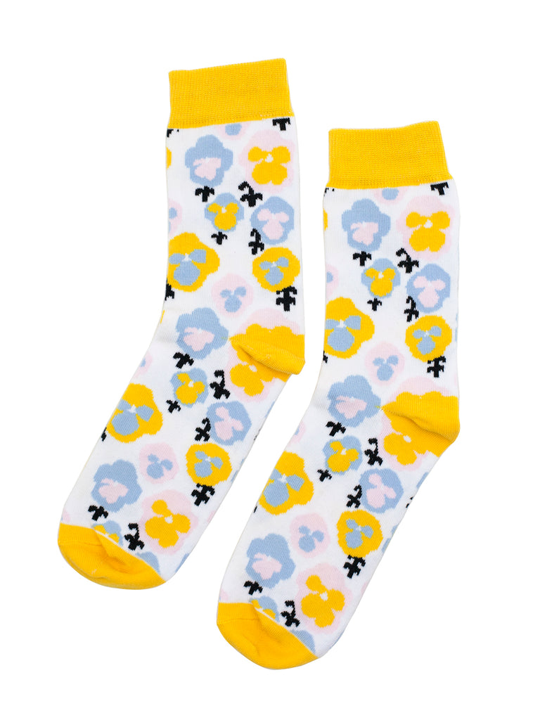 Kauniste Yellow Orvokki Socks | Garian 