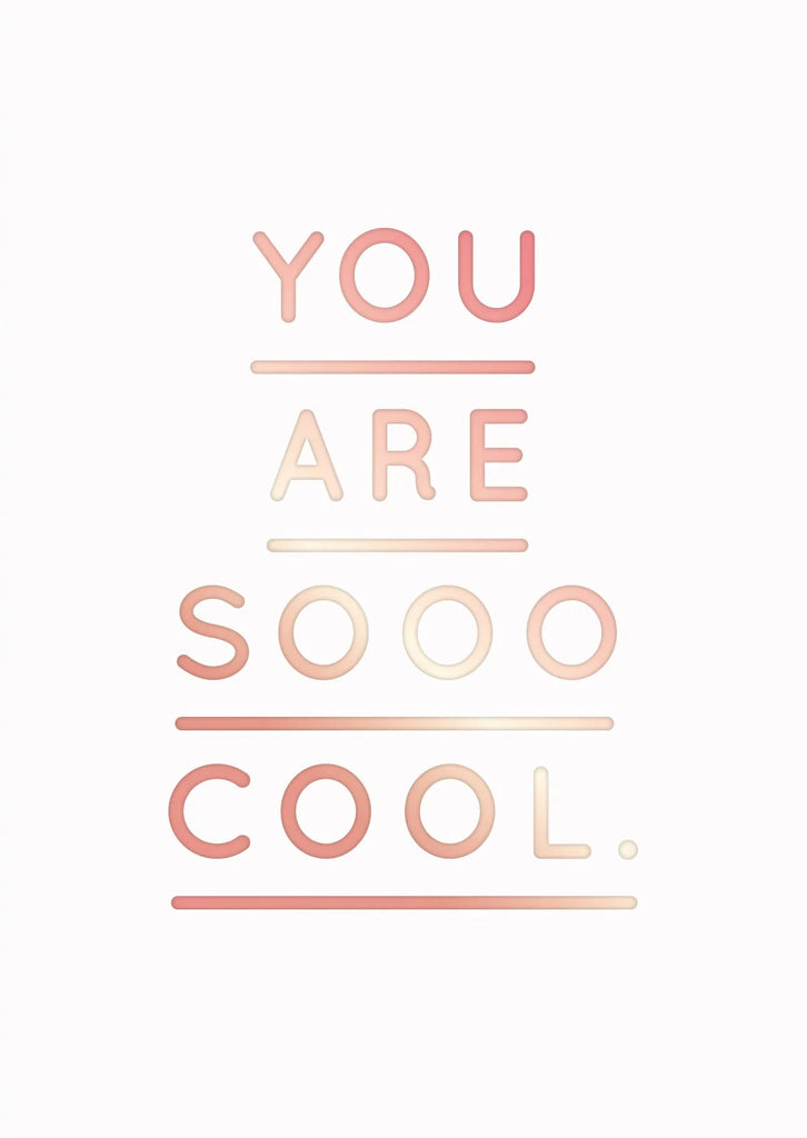 You Are Sooo Cool Postcard | Paper & Cards Studio