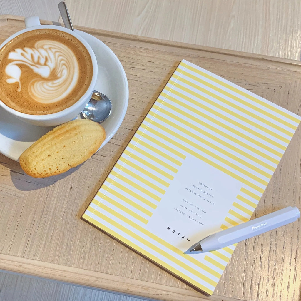 VITA Softcover Notebook - Small, Yellow, Dot Grid | Paper & Cards Studio