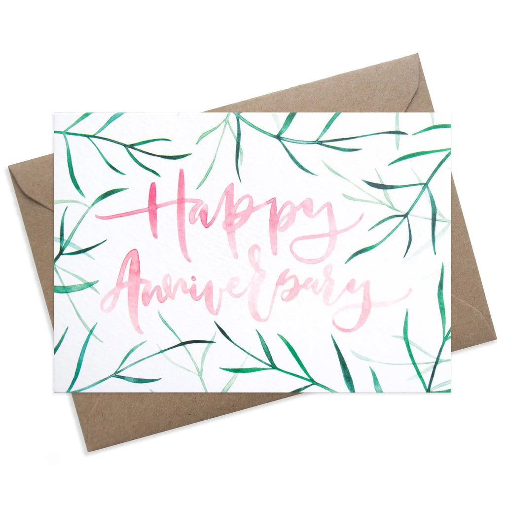 Happy Anniversary Palms | Paper & Cards Studio