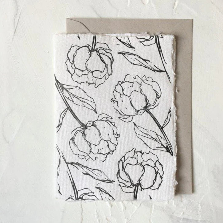 Floral Peony Pattern | Paper & Cards Studio