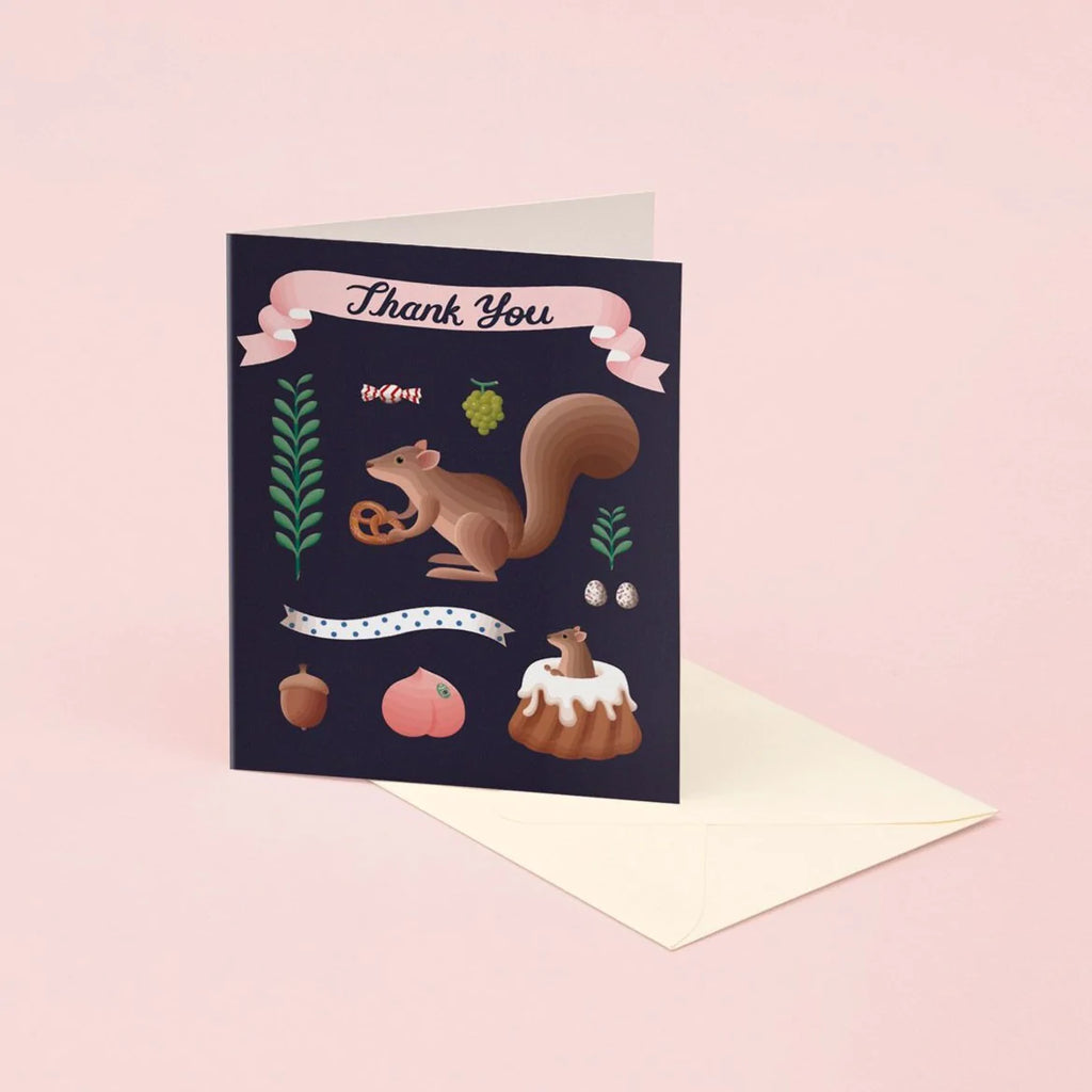 Squirrel Thank You | Paper & Cards Studio